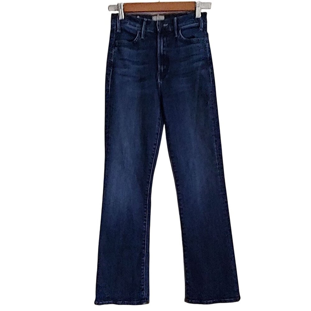 Mother Dark Wash High Rise Skinny Jeans Stretch Denim Jeans 26 Leisure